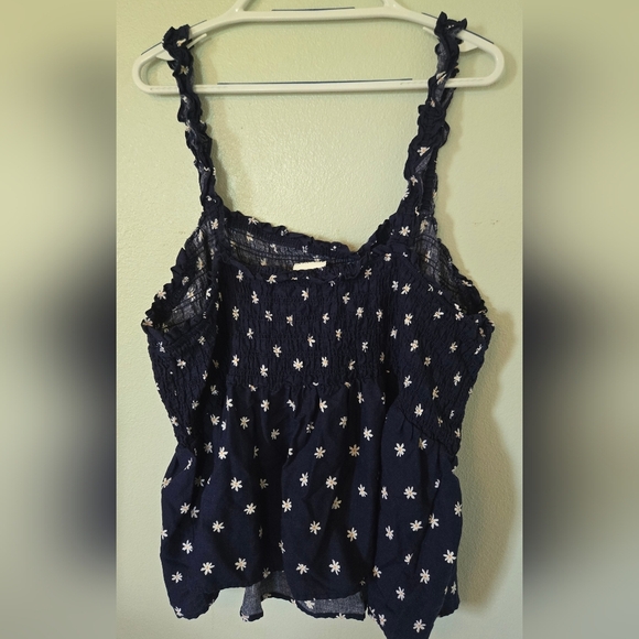 Ava & Viv Navy Daisy Print Tank Size 3X - Picture 2 of 6